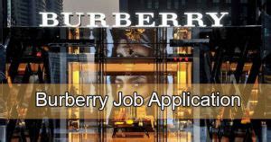 burberry work experience.